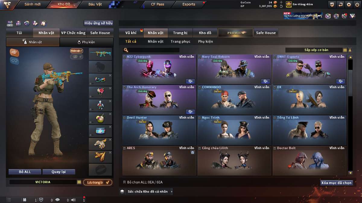 shop acc cf uy tin gia re